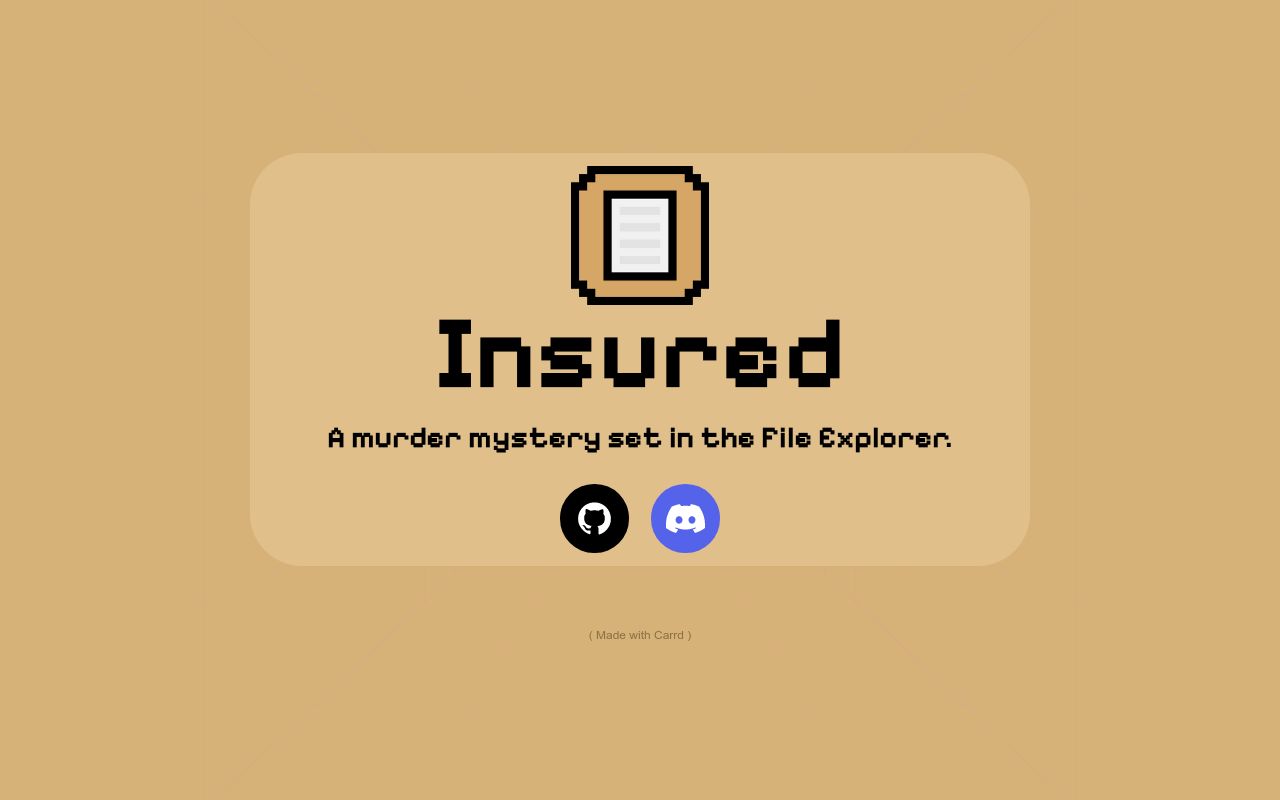 Carrd profile picture for @insured